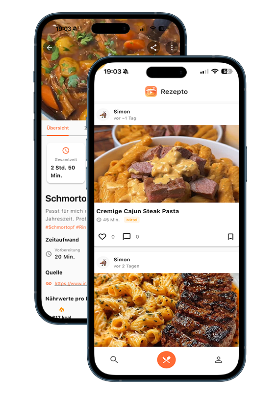 Rezepto App Screenshot